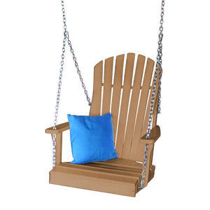 A & L Furniture Poly Adirondack Chair Swing Porch Swing Cedar