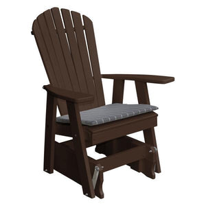 A & L Furniture Poly Adirondack Gliding Chair Glider Tudor Brown