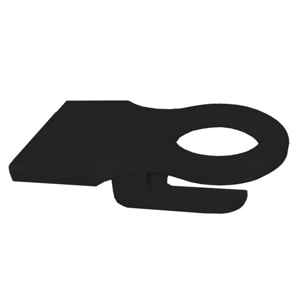 A &amp; L Furniture Poly Cup Holder (Attach under arm to any piece of furniture) Cup Holders Black