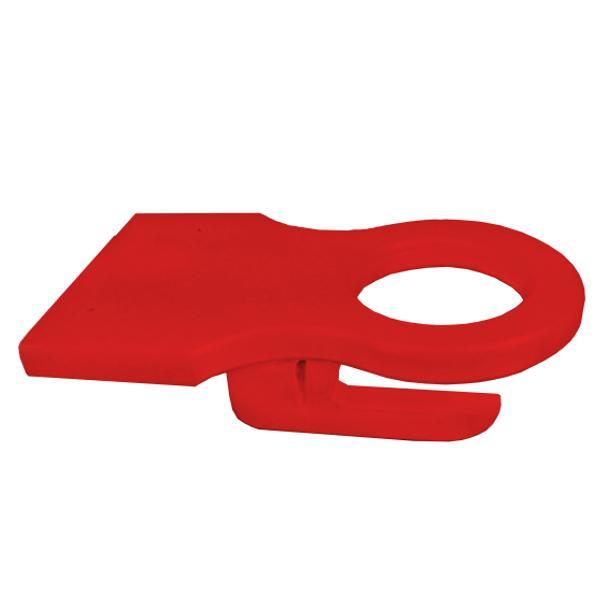 A &amp; L Furniture Poly Cup Holder (Attach under arm to any piece of furniture) Cup Holders Bright Red
