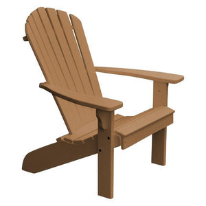 A & L Furniture Poly Fanback Adirondack Chair Outdoor Chairs Cedar