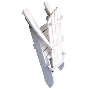 A & L Furniture Poly Folding/Reclining Adirondack Chair Outdoor Chairs Aruba Blue