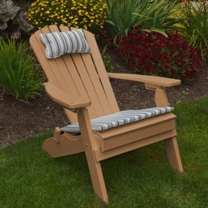 A & L Furniture Poly Folding/Reclining Adirondack Chair Outdoor Chairs Aruba Blue