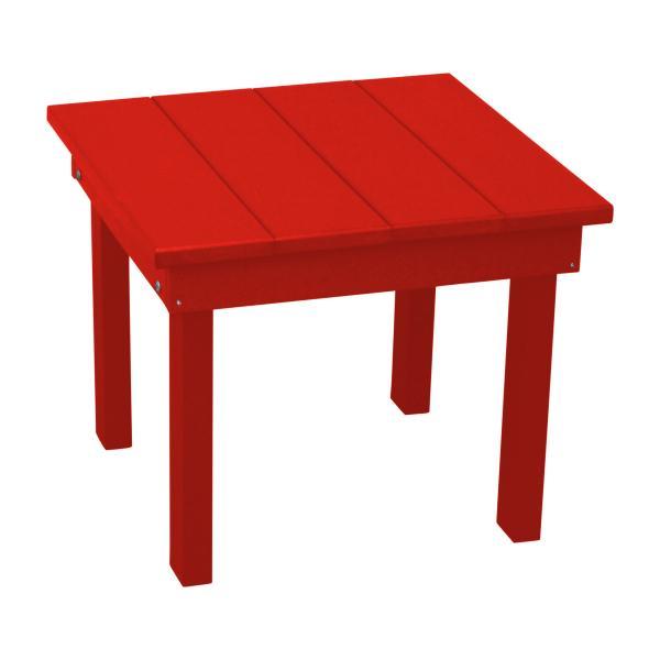 A &amp; L Furniture Poly Hampton End Table End Table Bright-Red