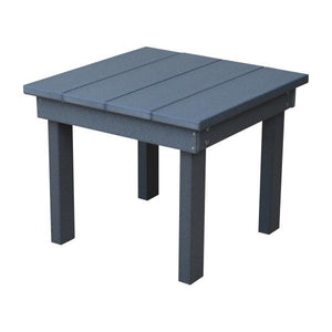 A & L Furniture Poly Hampton End Table End Table Dark Gray