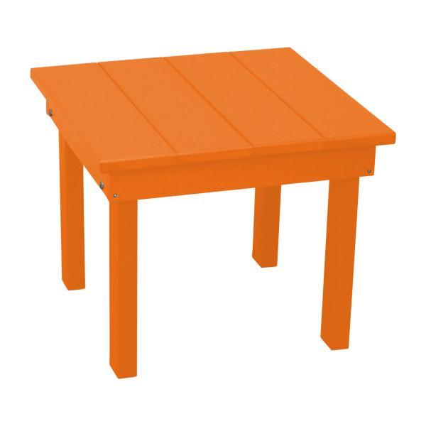 A &amp; L Furniture Poly Hampton End Table End Table Orange