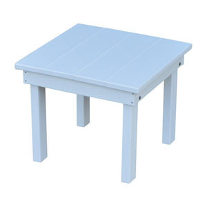 A & L Furniture Poly Hampton End Table End Table White