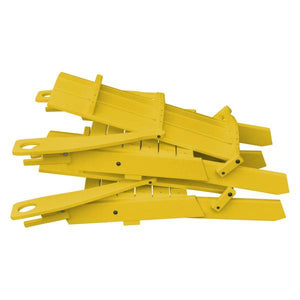 A & L Furniture Poly Hampton Folding Adirondack Chair w/2 Cupholders Adirondack Aruba Blue