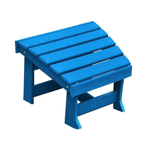 A &amp; L Furniture Poly New Hope Foot Stool Foot Stool Blue