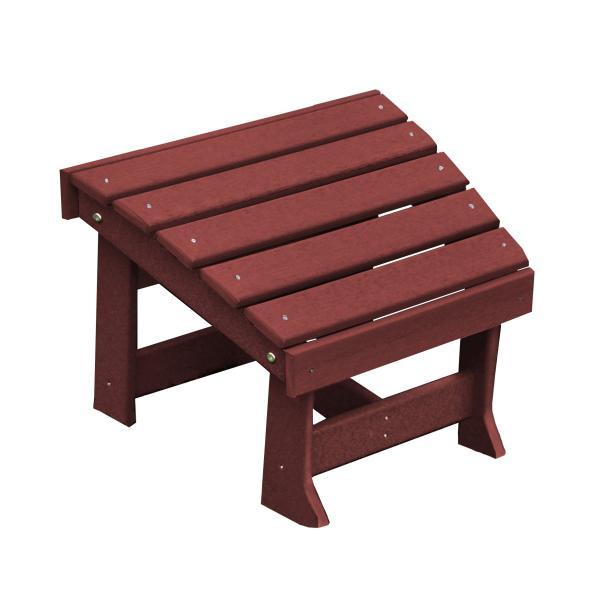 A &amp; L Furniture Poly New Hope Foot Stool Foot Stool Cherrywood