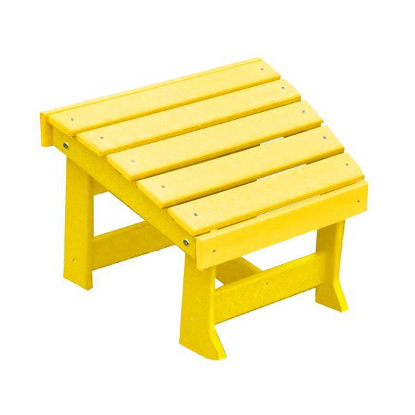A &amp; L Furniture Poly New Hope Foot Stool Foot Stool Lemon Yellow