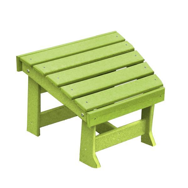 A &amp; L Furniture Poly New Hope Foot Stool Foot Stool Tropical Lime