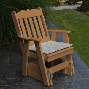A & L Furniture Poly Royal English Gliding Chair Glider Cedar