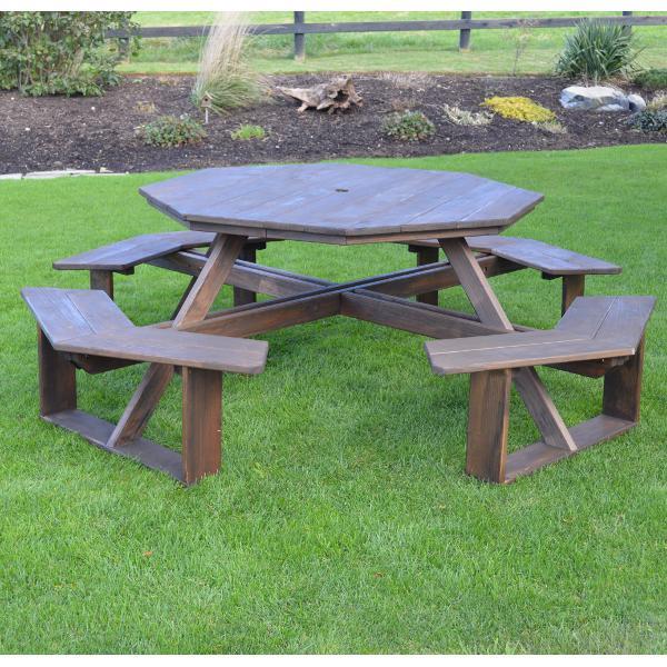 Pressure Treated Pine 54” Octagon Walk-In Table by A & L Furniture ...