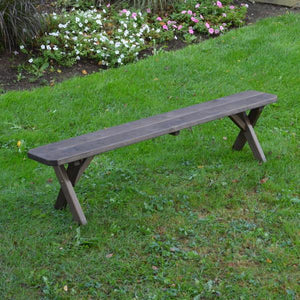 A & L Furniture Pressure Treated Pine Crossleg Bench Picnic Benches 2ft / Unfinished