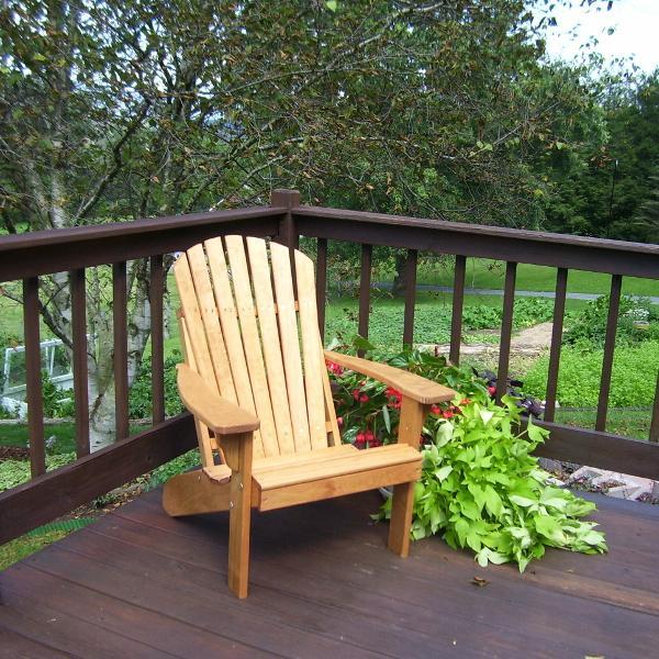 A &amp; L Furniture Pressure Treated Pine Fanback Adirondack Chair Adirondack Cedar