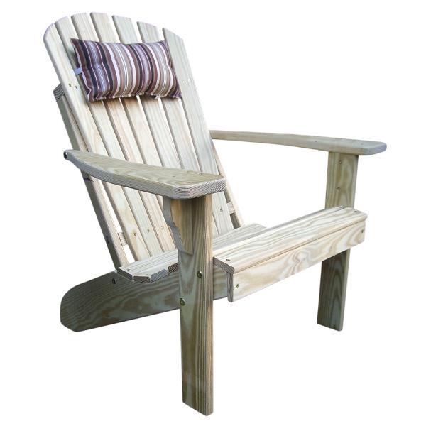 A &amp; L Furniture Pressure Treated Pine Fanback Adirondack Chair Adirondack Unfinished