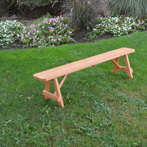 A & L Furniture Pressure Treated Pine Traditional Bench Picnic Benches 2ft / Unfinished