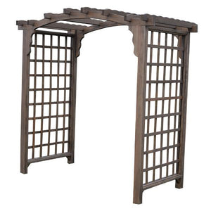 A & L Furniture Pressure Treated Yellow Pine Cambridge Arbor Porch Swing Stands 4ft / Unfinished