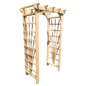 A & L Furniture Pressure Treated Yellow Pine Concord Arbor Porch Swing Stands 3ft / Unfinished