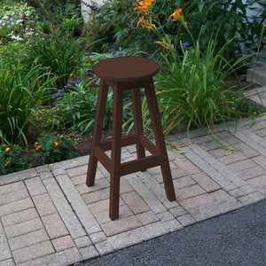 A & L Furniture Recycled Plastic Bar Stool Stool Tudor Brown