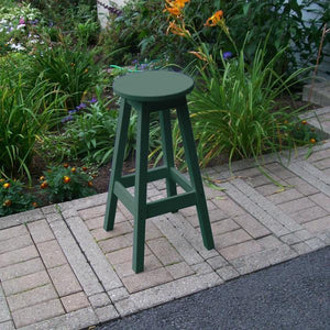 A & L Furniture Recycled Plastic Bar Stool Stool Aruba Blue