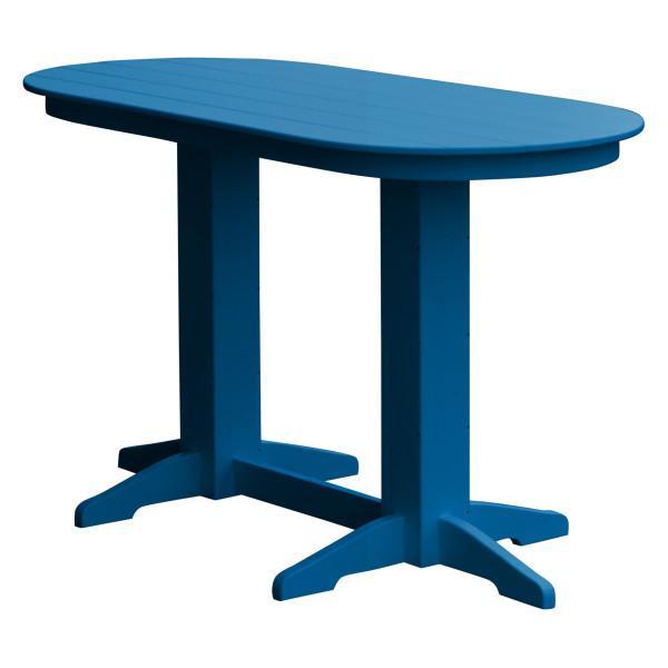 Recycled Plastic Oval Bar Table