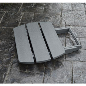 A & L Furniture Recycled Plastic Poly Folding End Table End Table Aruba Blue