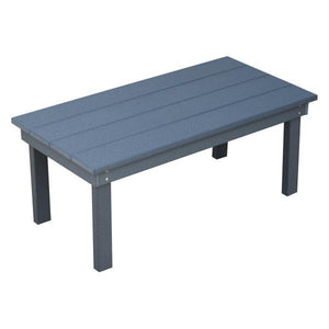A & L Furniture Recycled Plastic Poly Hampton Coffee Table Coffee Table Aruba Blue