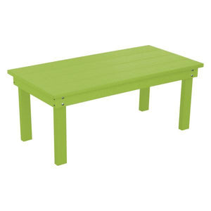 A & L Furniture Recycled Plastic Poly Hampton Coffee Table Coffee Table Aruba Blue
