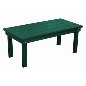 A & L Furniture Recycled Plastic Poly Hampton Coffee Table Coffee Table Aruba Blue