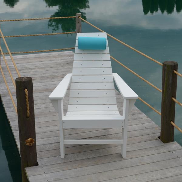 A &amp; L Furniture Recycled Plastic Poly New Hope Chair Outdoor Chairs Aruba Blue