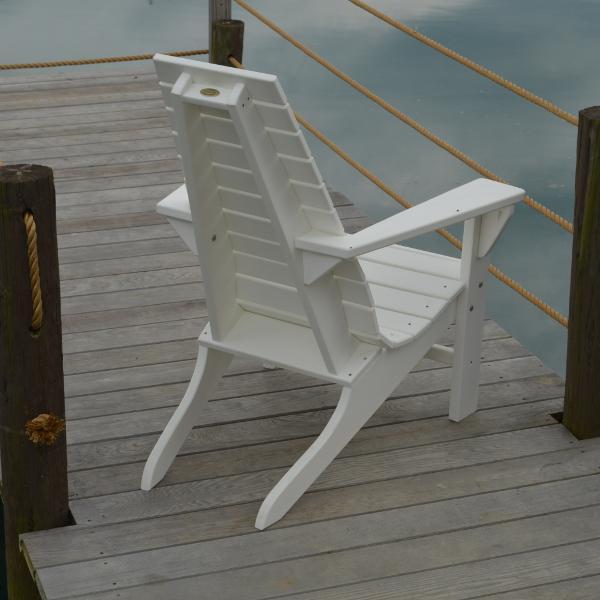 A &amp; L Furniture Recycled Plastic Poly New Hope Chair Outdoor Chairs Aruba Blue