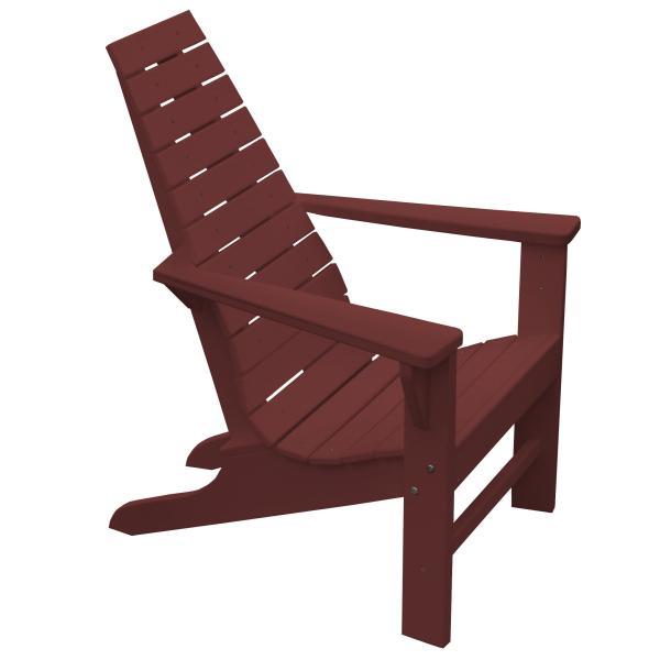 A &amp; L Furniture Recycled Plastic Poly New Hope Chair Outdoor Chairs Cherrywood