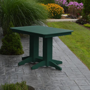 A & L Furniture Recycled Plastic Rectangular Dining Table