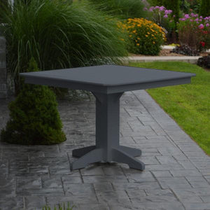 A & L Furniture Recycled Plastic Square Dining Table Table 33" / Aruba Blue