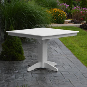 A & L Furniture Recycled Plastic Square Dining Table Table 33" / Aruba Blue