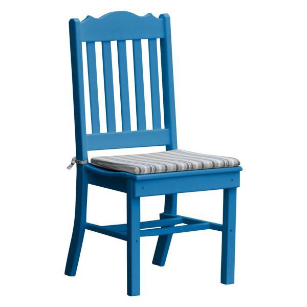 A &amp; L Furniture Royal Dining Chair Outdoor Chairs Blue