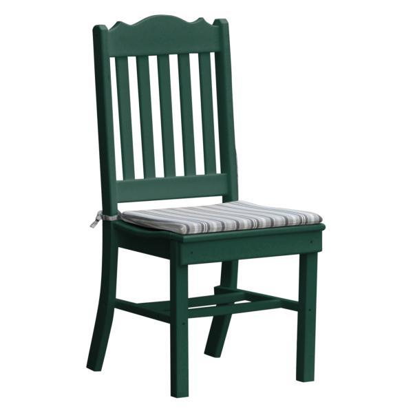A &amp; L Furniture Royal Dining Chair Outdoor Chairs Turf Green
