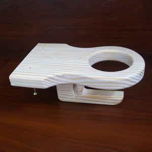 A & L Furniture Solid Knotfree Yellow Pine Cupholder Cup Holders Unfinished