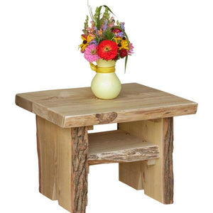 A & L Furniture Sunrise Thicket Side Table Side Table Unfinished