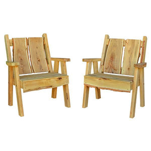 A & L Furniture Timberland Chair Outdoor Chairs Unfinished