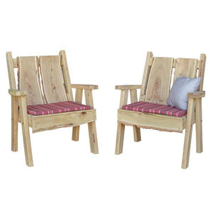 A & L Furniture Timberland Chair Outdoor Chairs Unfinished