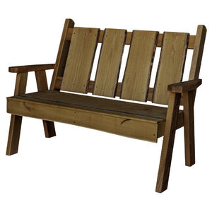 A & L Furniture Timberland Garden Bench Garden Benches 4ft / Mushroom