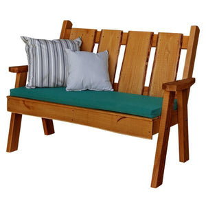 A & L Furniture Timberland Garden Bench Garden Benches 4ft / Unfinished