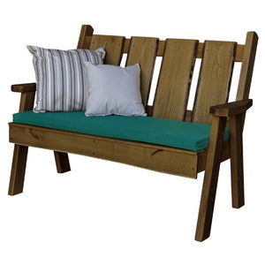 A & L Furniture Timberland Garden Bench Garden Benches 4ft / Unfinished