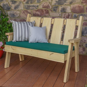 A & L Furniture Timberland Garden Bench Garden Benches 4ft / Unfinished