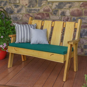 A & L Furniture Timberland Garden Bench Garden Benches 4ft / Unfinished