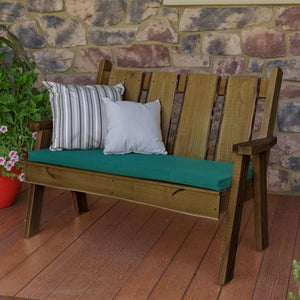 A & L Furniture Timberland Garden Bench Garden Benches 4ft / Unfinished