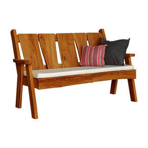 A & L Furniture Timberland Garden Bench Garden Benches 4ft / Unfinished